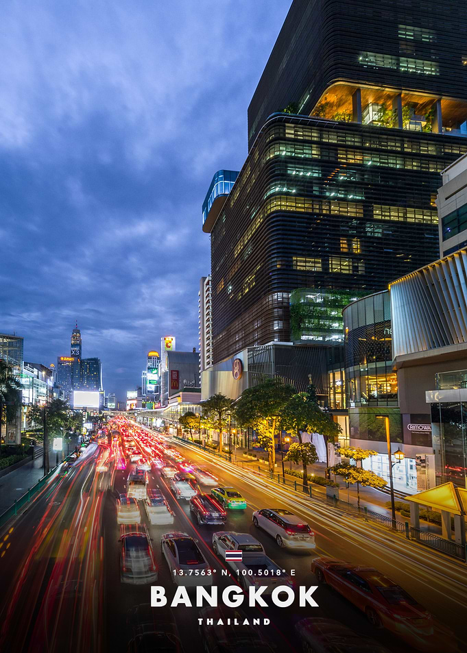 Bangkok Cityscape at Twilight