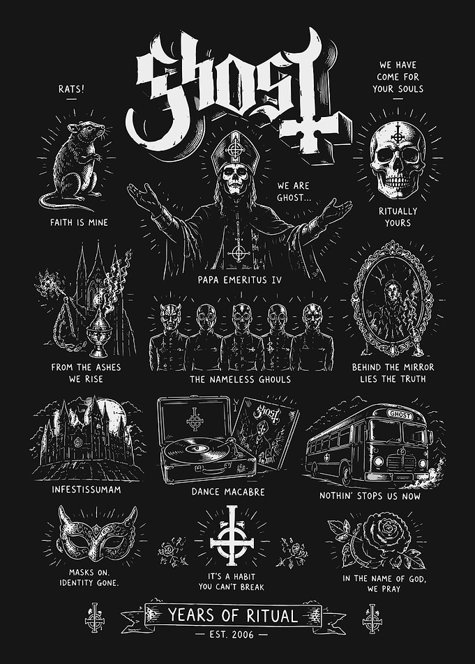 Ghost Band Years of Ritual Poster