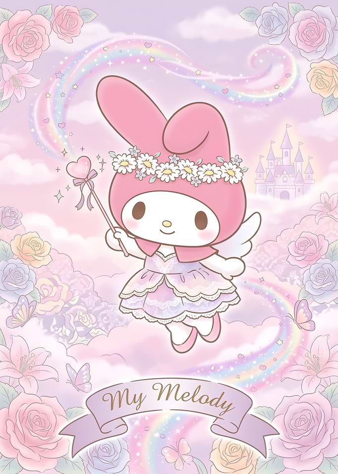My Melody Fairy Fantasy Illustration