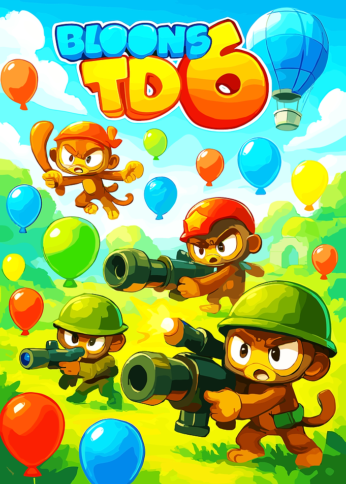 Bloons TD 6 Game Poster