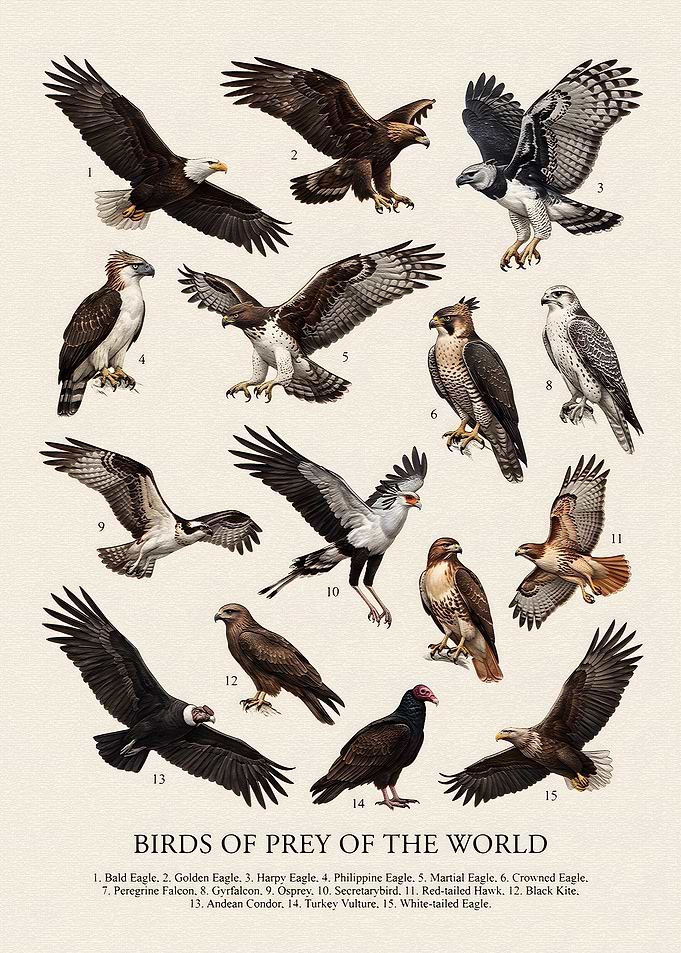 Birds of Prey of the World