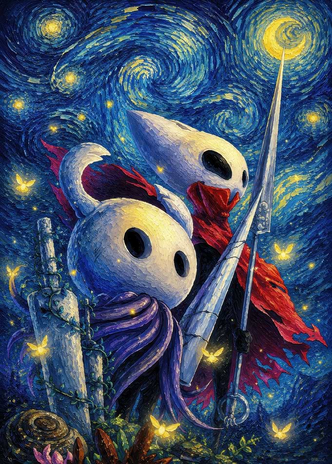 Hollow Knight Starry Night