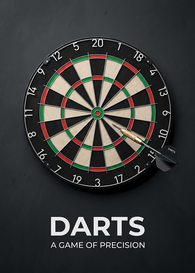 Darts Game of Precision Poster