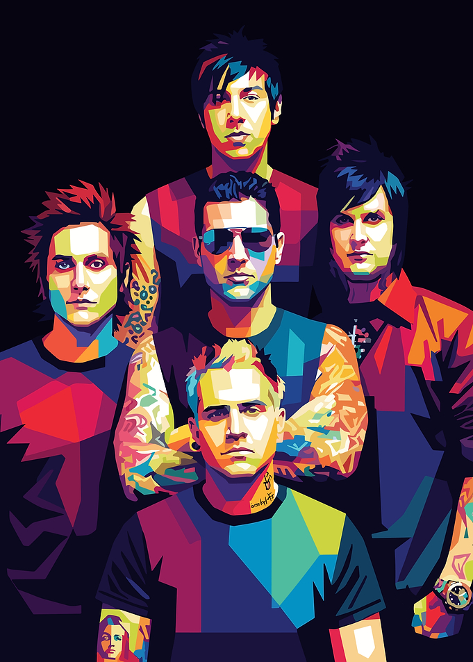 Avenged Sevenfold WPAP Pop Art Portrait