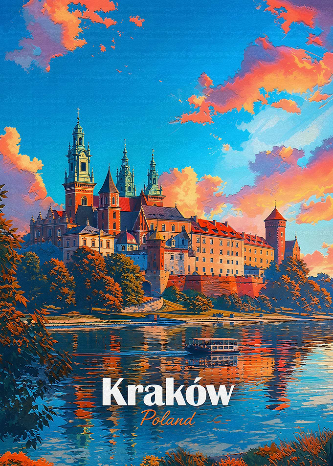 Wawel Castle in Krakow Poland