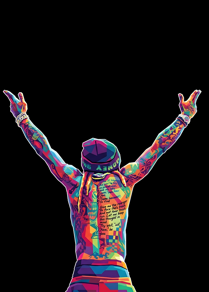 Lil Wayne Pop Art Portrait