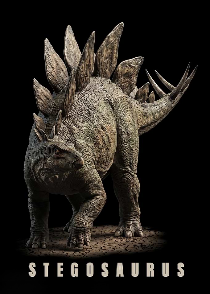 Stegosaurus Dinosaur Poster
