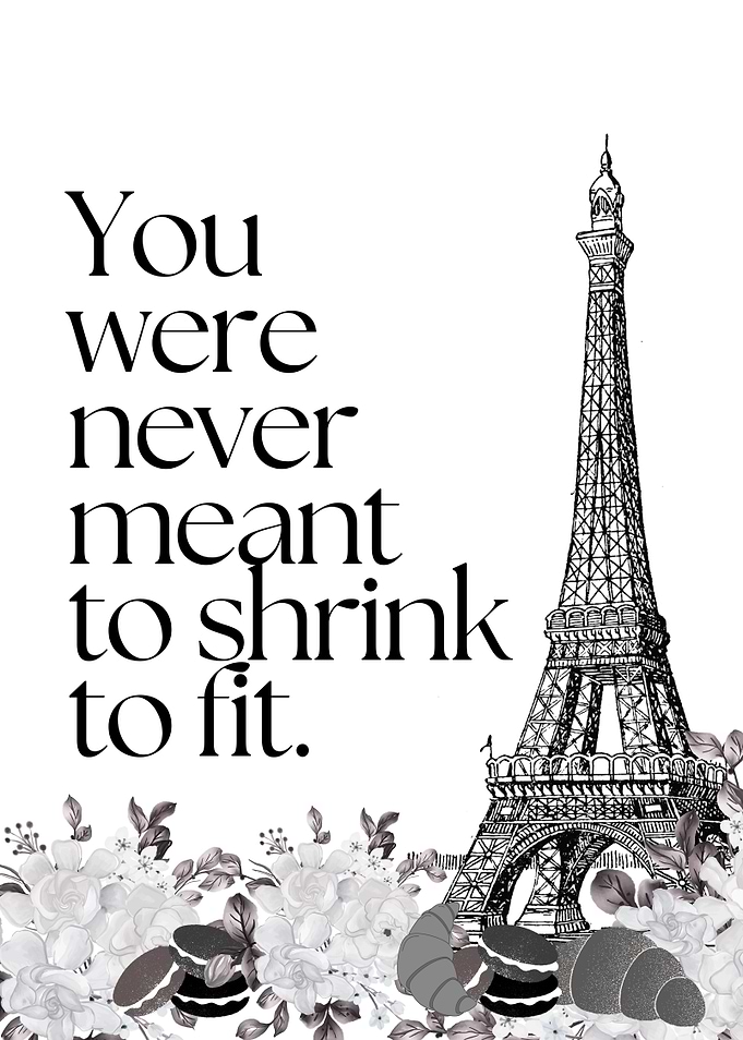 Inspirational Paris Quote Wall Art