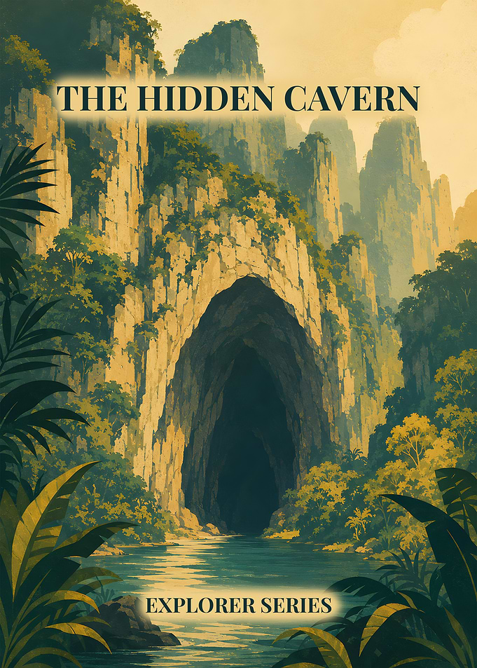 The Hidden Cavern Explorer Poster