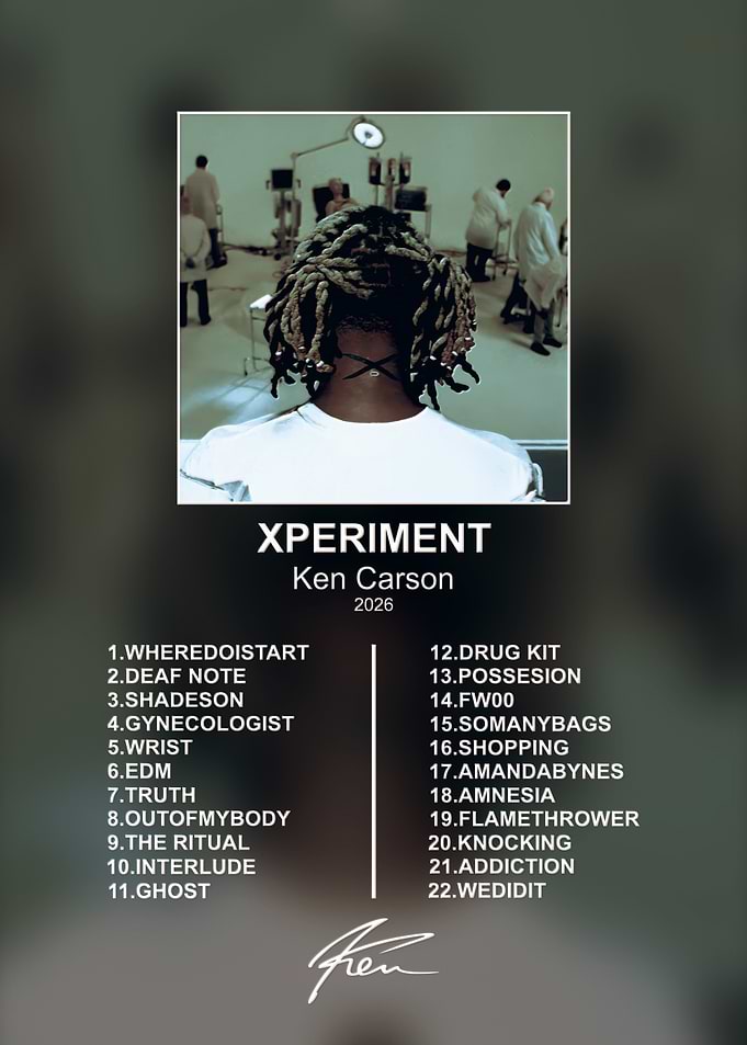 Ken Carson XPERIMENT Poster