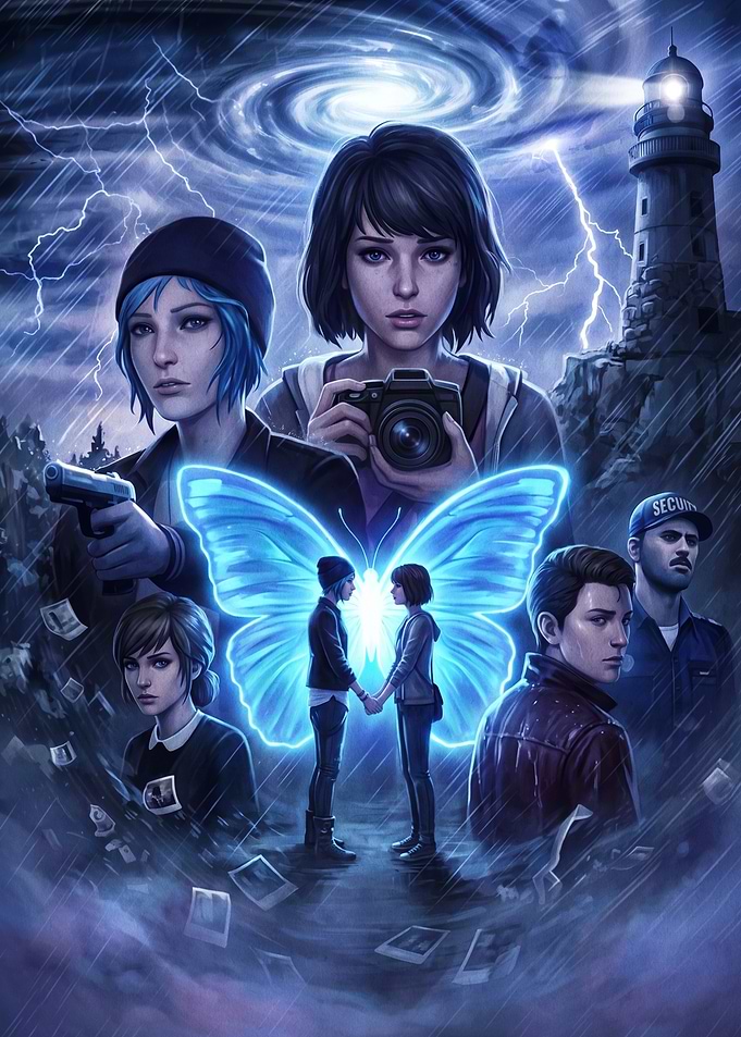 Life is Strange Stormy Butterfly Poster