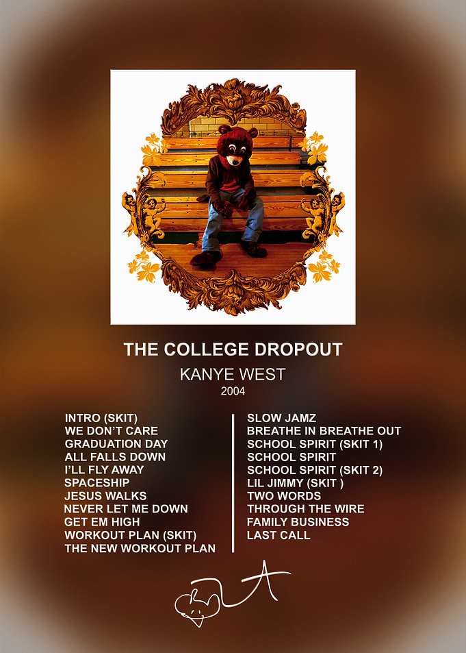 Kanye West The College Dropout Poster