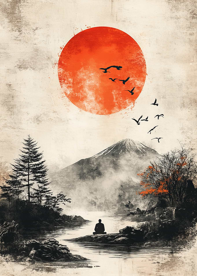 Zen Meditation at Mount Fuji