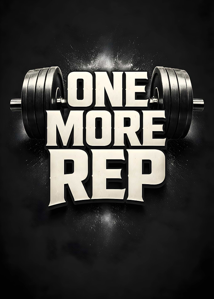 One More Rep Gym Motivation