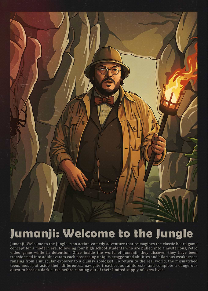 Jumanji Welcome to the Jungle Poster