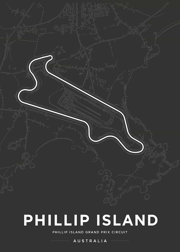 Phillip Island Grand Prix Circuit Map