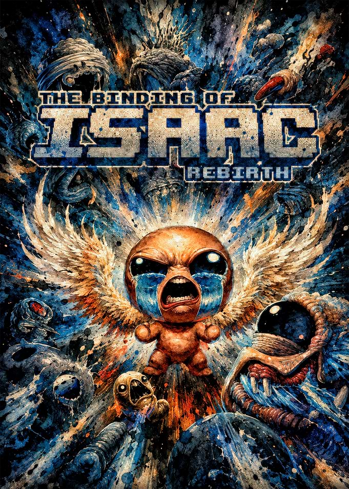 The Binding of Isaac Rebirth Poster