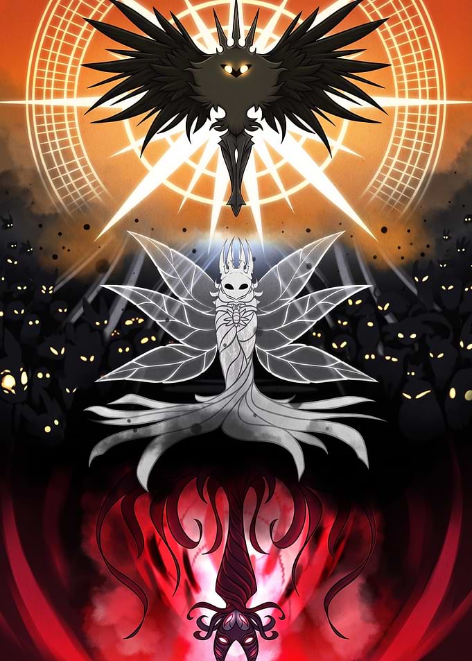 Hollow Knight Radiance and Nightmare King