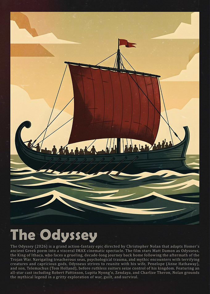 The Odyssey Movie Poster Art