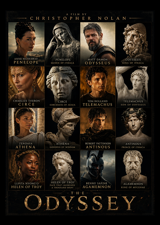 The Odyssey Christopher Nolan Movie Poster