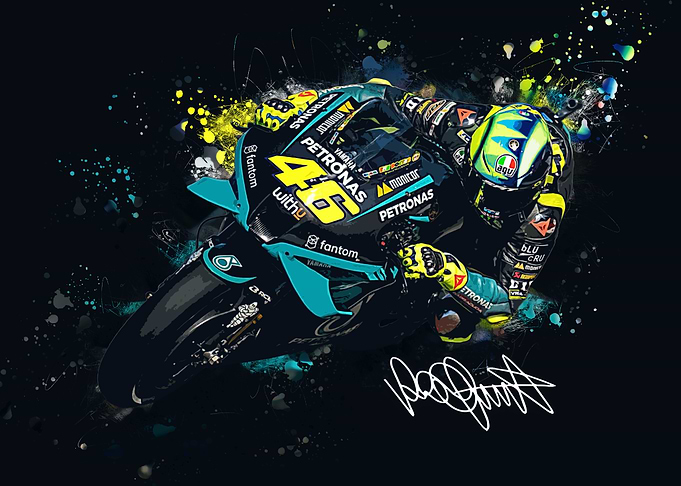 Valentino Rossi Racing Art