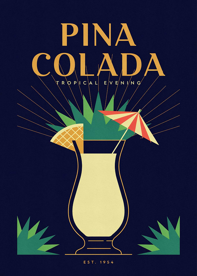 Pina Colada Tropical Evening