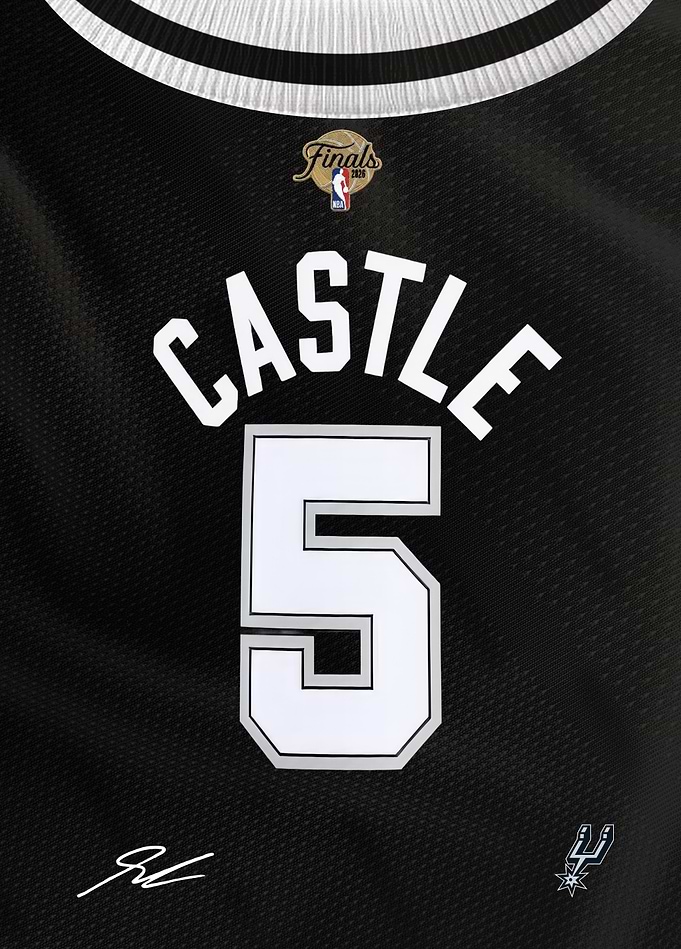 Castle's Spurs Finals 2026 Jersey