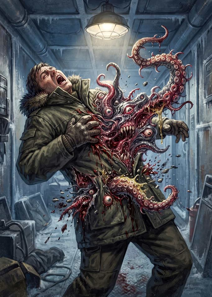 The Thing Body Horror Transformation
