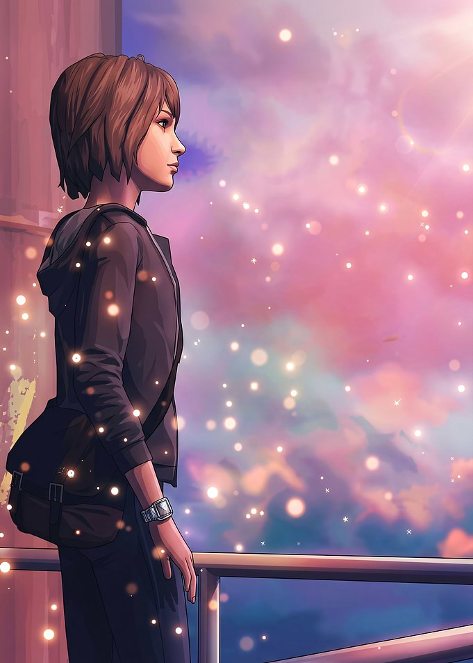 Max Caulfield Looking at Sunset