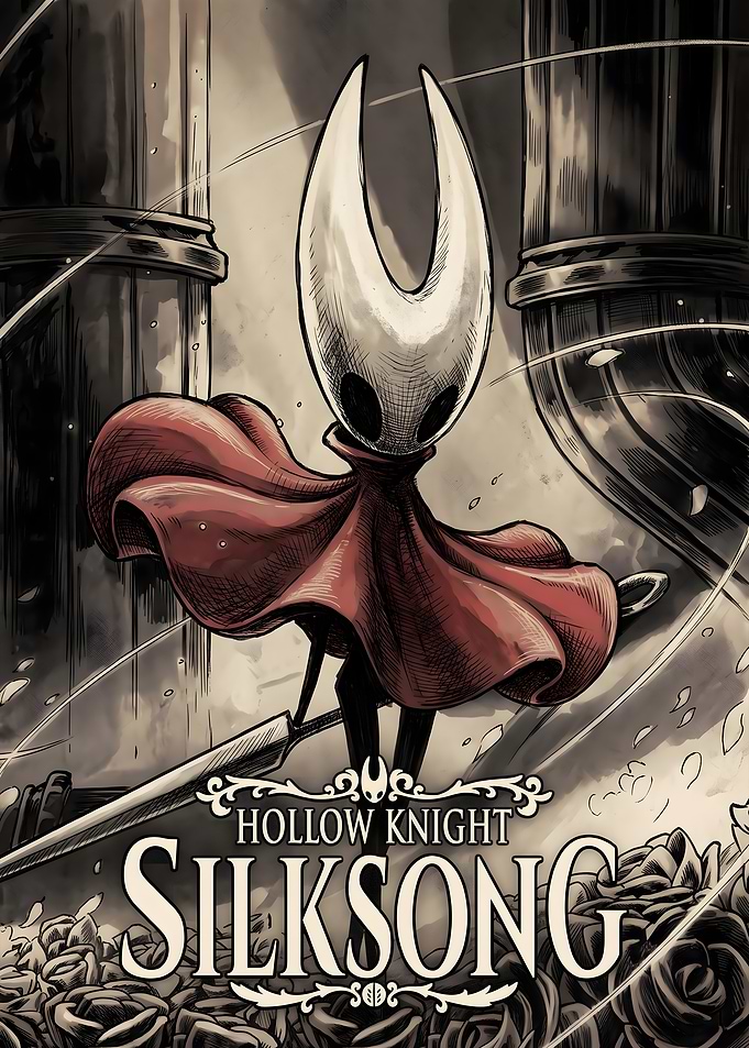 Hollow Knight Silksong Hornet Poster