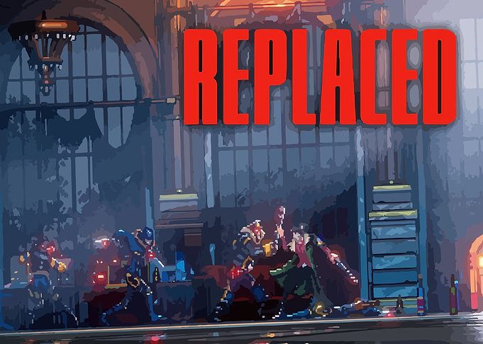 Replaced Video Game Key Art