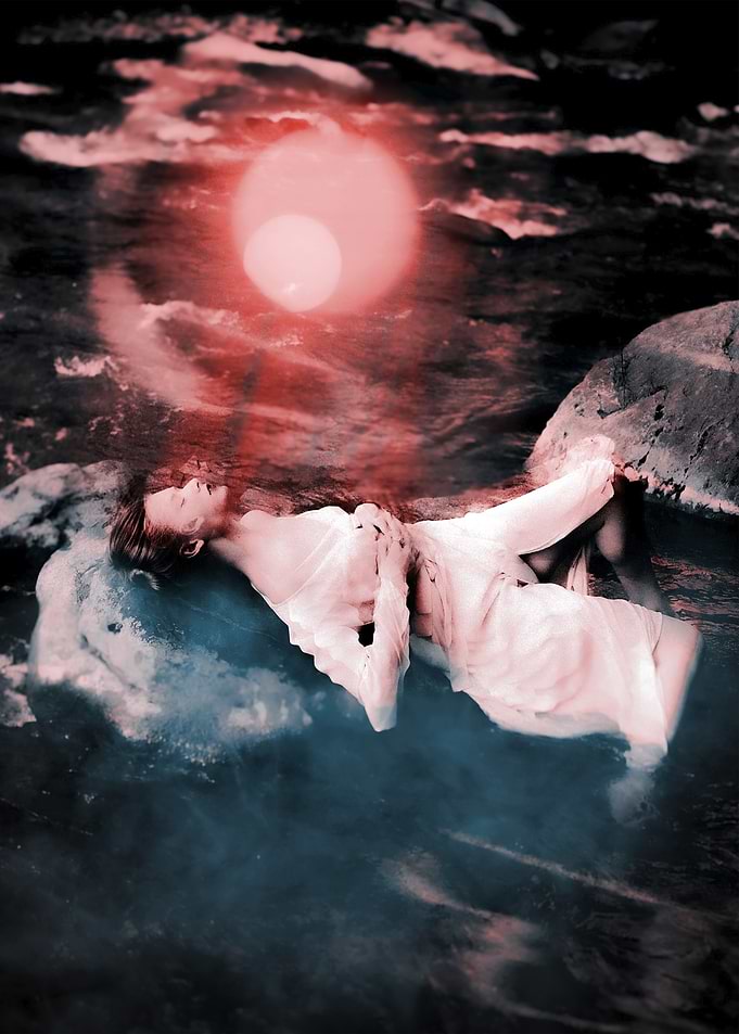 Mystical Woman in Water