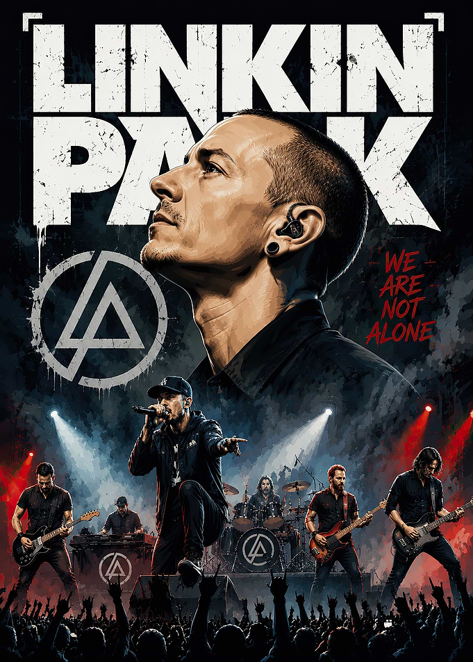 Linkin Park Band Tribute Poster