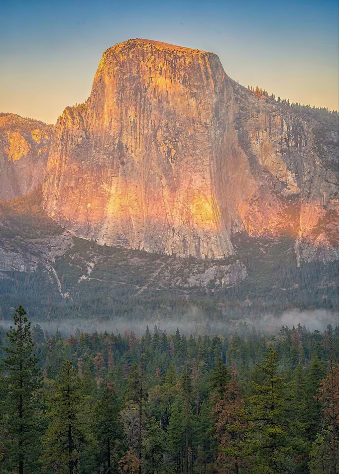 Half Dome at Golden Hour