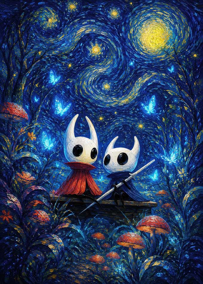 Hollow Knight Starry Night