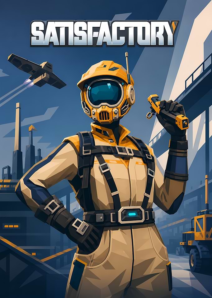 Satisfactory Game Poster Art