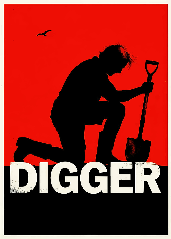 Digger Minimalist Poster