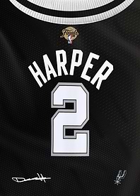 Harper's Spurs Finals 2026 Jersey