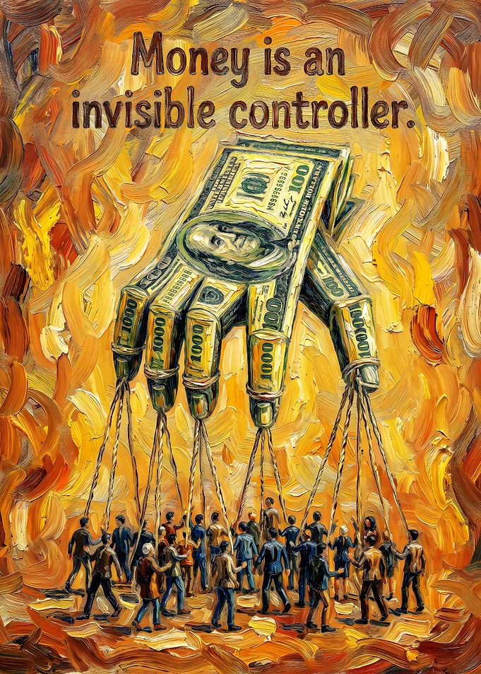 Money is an Invisible Controller
