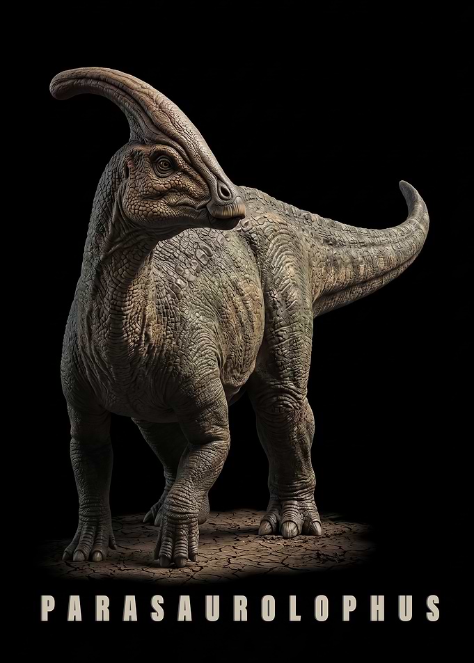 Parasaurolophus Dinosaur poster