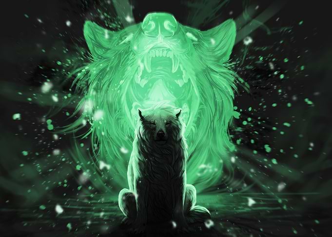 Spectral Wolf Spirit Guardian