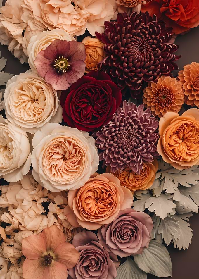 Elegant Autumnal Floral Arrangement
