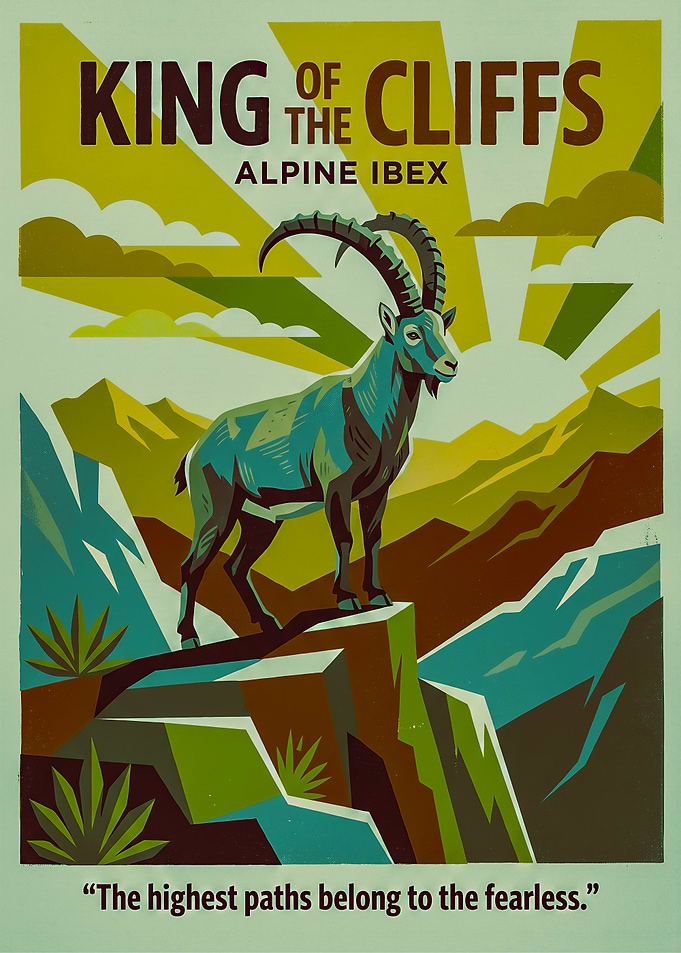 King of the Cliffs Alpine Ibex
