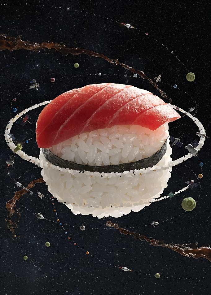 Giant Sushi in Space