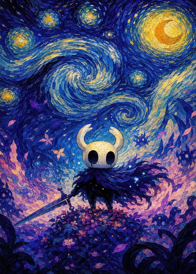 Hollow Knight Starry Night