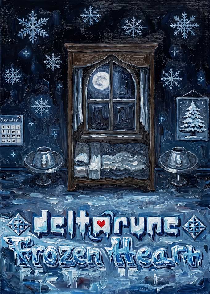 Deltarune Frozen Heart Fan Art