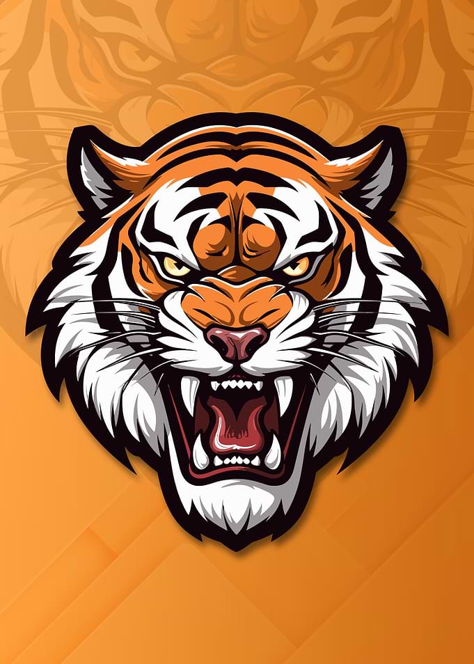 Fierce Tiger Mascot Logo