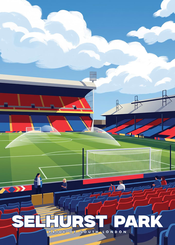 Selhurst Park Stadium Poster