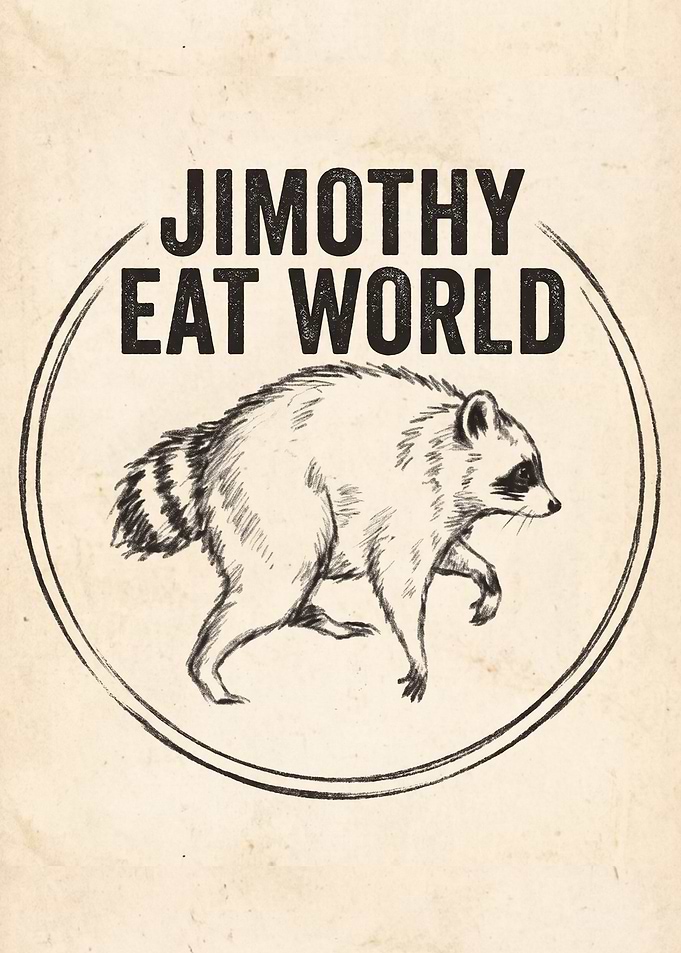 Jimothy Eat World Raccoon Illustration