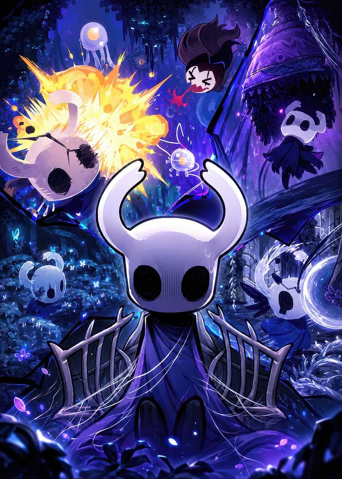 Hollow Knight Battle Scene